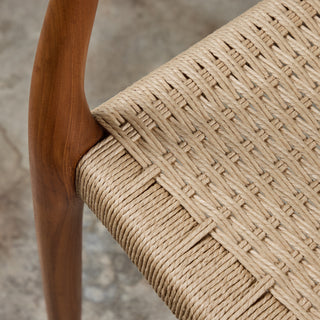 Model 62 Teak Dining Armchair by N.O. Møller