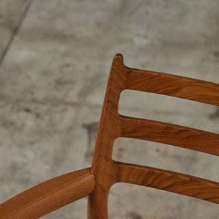 Model 62 Teak Dining Armchair by N.O. Møller