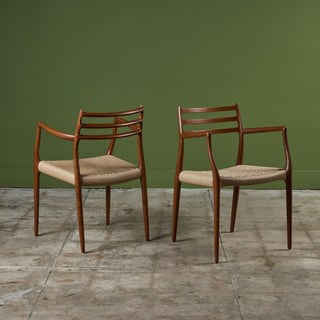 Model 62 Teak Dining Armchair by N.O. Møller