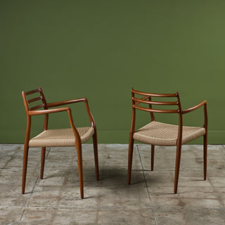 Model 62 Teak Dining Armchair by N.O. Møller