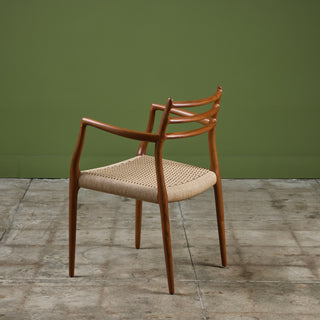 Model 62 Teak Dining Armchair by N.O. Møller