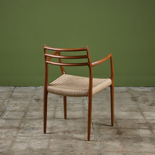 Model 62 Teak Dining Armchair by N.O. Møller