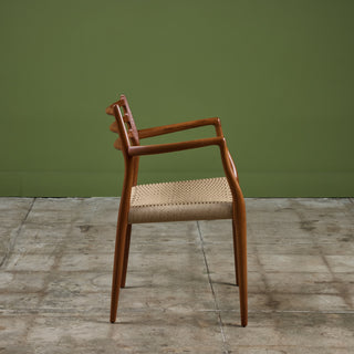 Model 62 Teak Dining Armchair by N.O. Møller