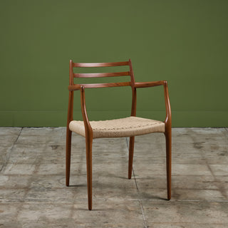 Model 62 Teak Dining Armchair by N.O. Møller