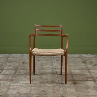 Model 62 Teak Dining Armchair by N.O. Møller