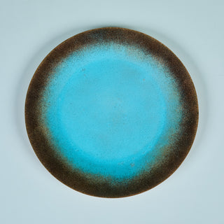 Jade Snow Wong Turquoise Enamel Copper Plate