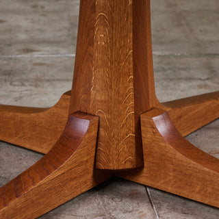 ON HOLD ** Jens H. Quistgaard Round Oak Dining Table