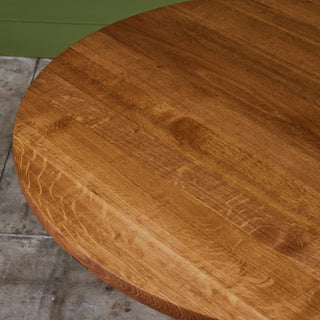 ON HOLD ** Jens H. Quistgaard Round Oak Dining Table