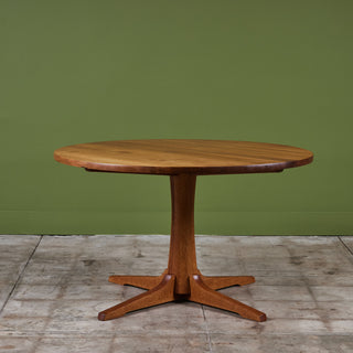 ON HOLD ** Jens H. Quistgaard Round Oak Dining Table