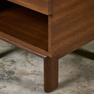 Pair of Mahogany Nightstands by John Keal for Brown Saltman