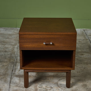 Pair of Mahogany Nightstands by John Keal for Brown Saltman