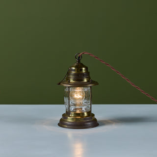 Brass Lantern Table Lamp