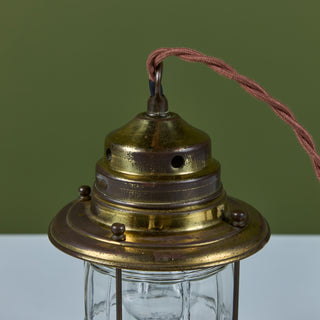 Brass Lantern Table Lamp