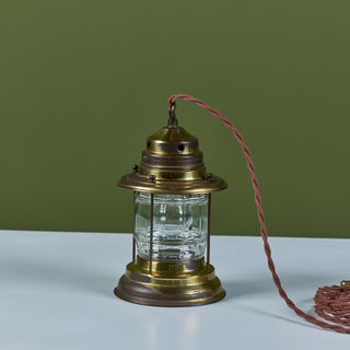 Brass Lantern Table Lamp