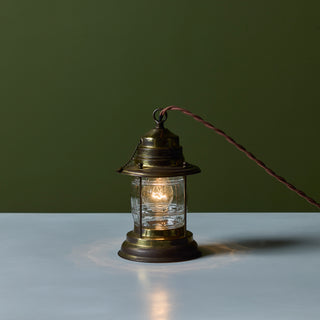 Brass Lantern Table Lamp