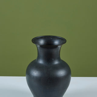 Patinated Bronze Tulip Vase