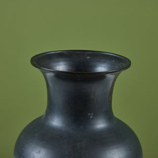 Patinated Bronze Tulip Vase