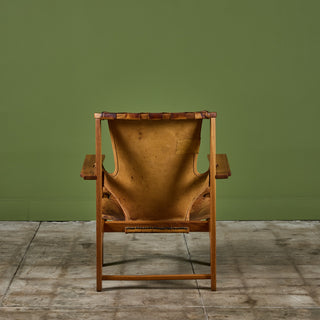 Carl-Axel Acking Style Leather Lounge Chair