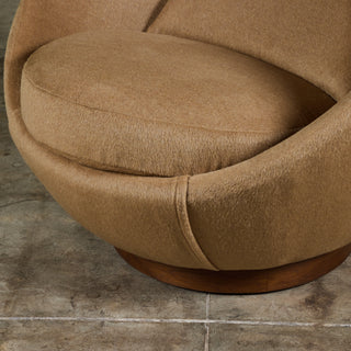 Milo Baughman Swivel Egg Lounge Chair