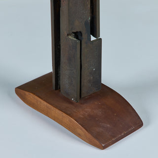 Bronze Mounted Brutalist Sculpture