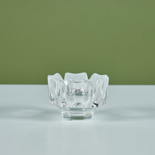 Orrefors Crystal 'Corona' Bowl by Lars Hellsten