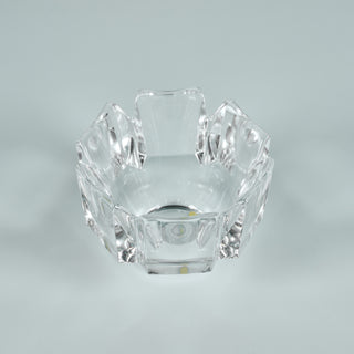 Orrefors Crystal 'Corona' Bowl by Lars Hellsten