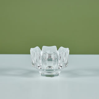 Orrefors Crystal 'Corona' Bowl by Lars Hellsten