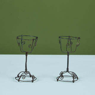 Pair of Decorative Wire Cups