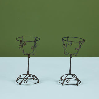 Pair of Decorative Wire Cups