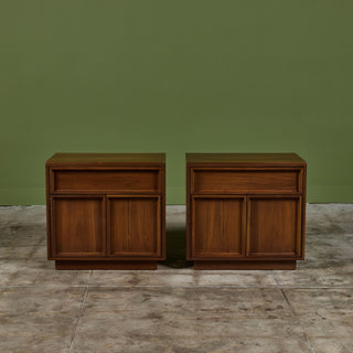 Pair of Nightstands by John Keal for Brown Saltman