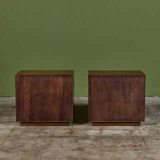 Pair of Nightstands by John Keal for Brown Saltman