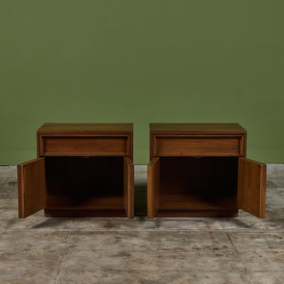 Pair of Nightstands by John Keal for Brown Saltman