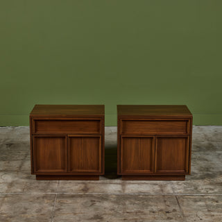 Pair of Nightstands by John Keal for Brown Saltman