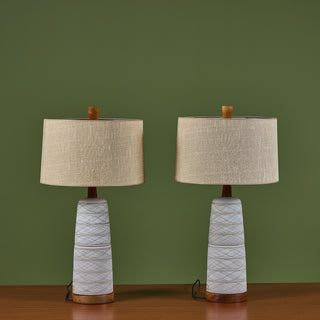 Pair of Ceramic Lamps by Gordon and Jane Martz for Marshall Studios