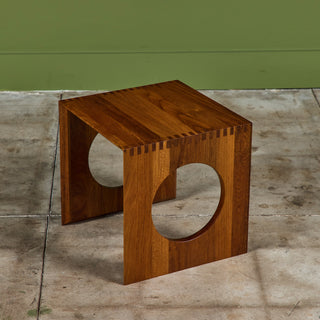 Pair of Jens H. Quistgaard Interlocking Cube Side Tables