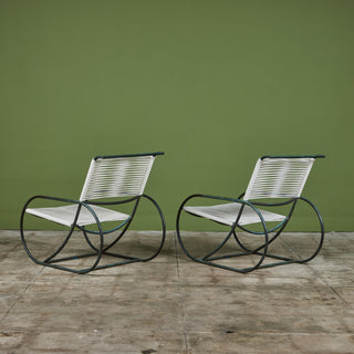 Pair of Kipp Stewart Bronze Patio Lounge Chairs for Terra