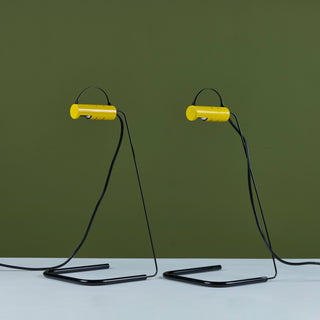 Pair of Slalom Table Lamp by Vico Magistretti for Oluce