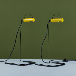 Pair of Slalom Table Lamp by Vico Magistretti for Oluce