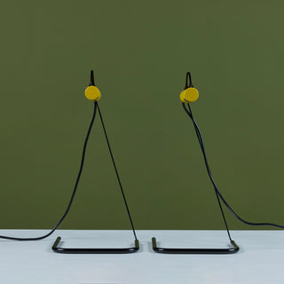 Pair of Slalom Table Lamp by Vico Magistretti for Oluce