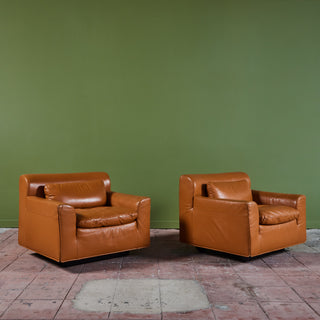 Pair of Otto Zapf Lounge Chairs for Knoll