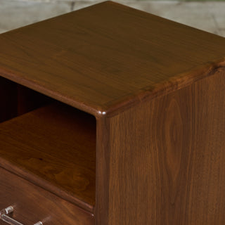 Pair of Petite Walnut Nightstands