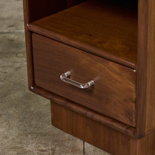 Pair of Petite Walnut Nightstands