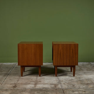 Pair of Night Stands by Svend Åge Madsen for Falster