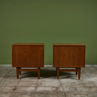 Pair of Night Stands by Svend Åge Madsen for Falster