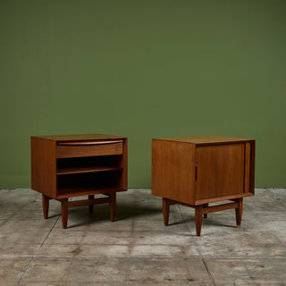 Pair of Night Stands by Svend Åge Madsen for Falster