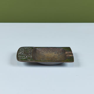 Pal-Bell Rectangular Cast Bronze Ashtray