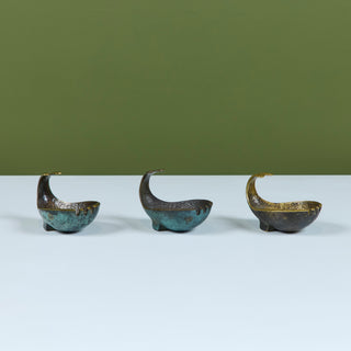 Pal-Bell Bronze Whale Ashtray