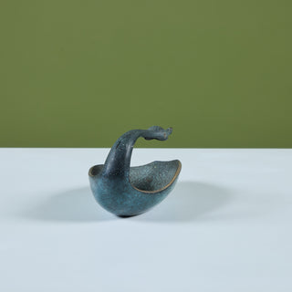 Pal-Bell Cast Bronze Swan Catchall