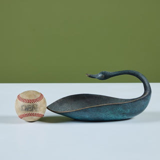 Pal-Bell Cast Bronze Swan Catchall