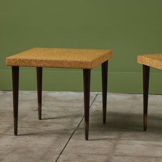 Paul Frankl Cork Side Table for Johnson Furniture Co.